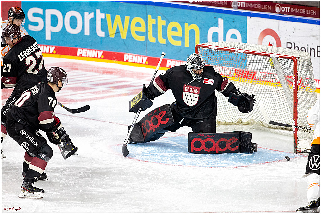 PENNY DEL;  Koelner Haie - Grizzlys Wolfsburg; Koeln, 29.01.2021